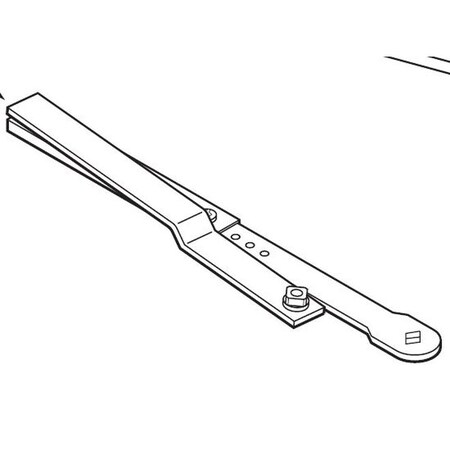 Rixson 550120KALUM Smok-Chek V Pull Side Arm Aluminum 550120KALUM